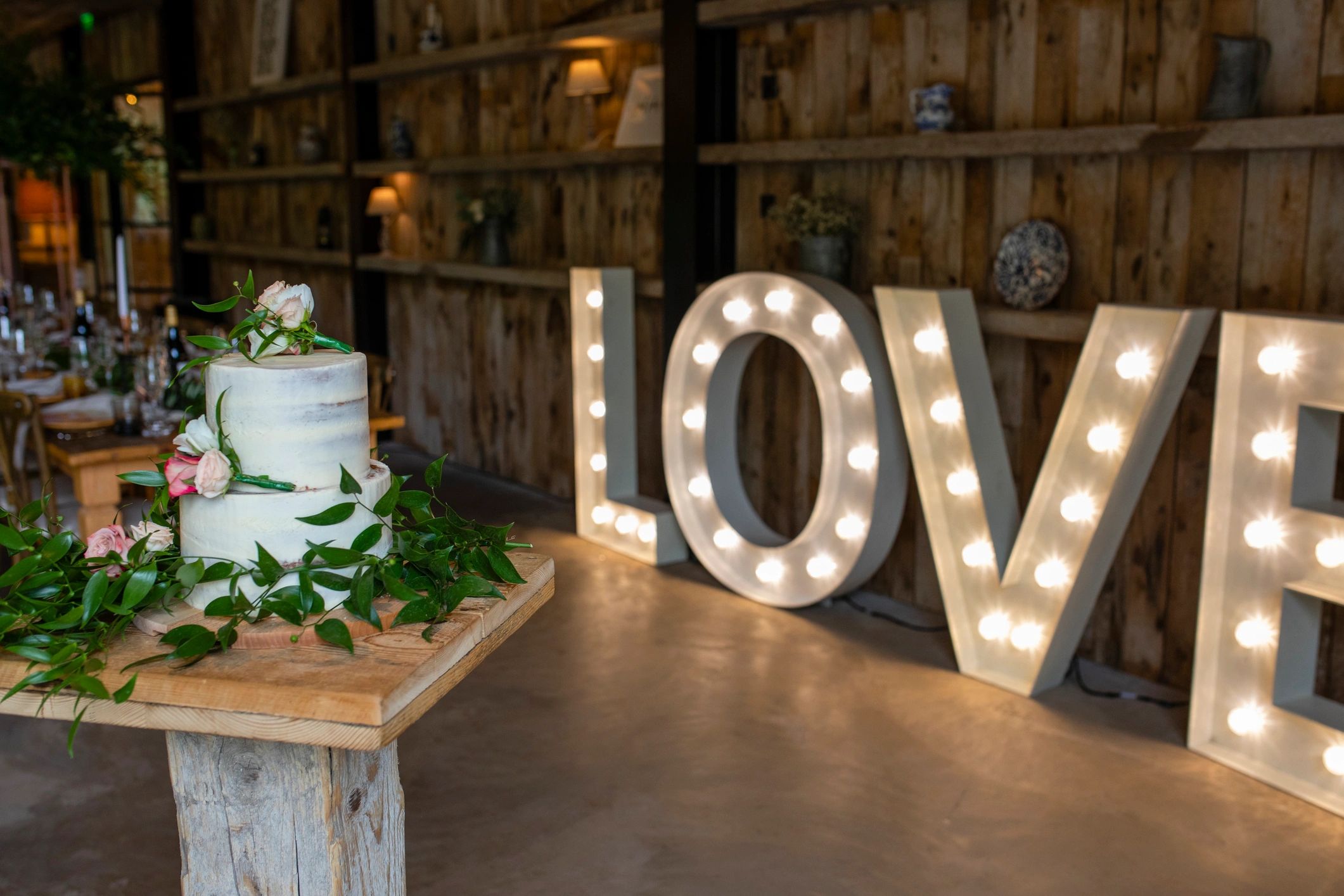 Elegant wedding reception details and decor